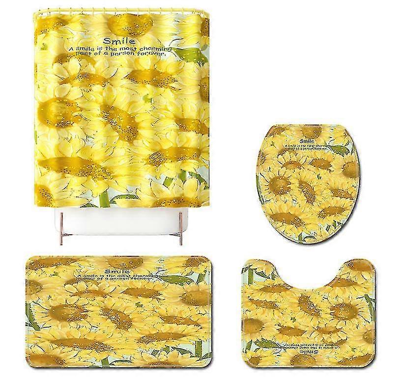 Mng Digital Printing Waterproof Bathroom Mat