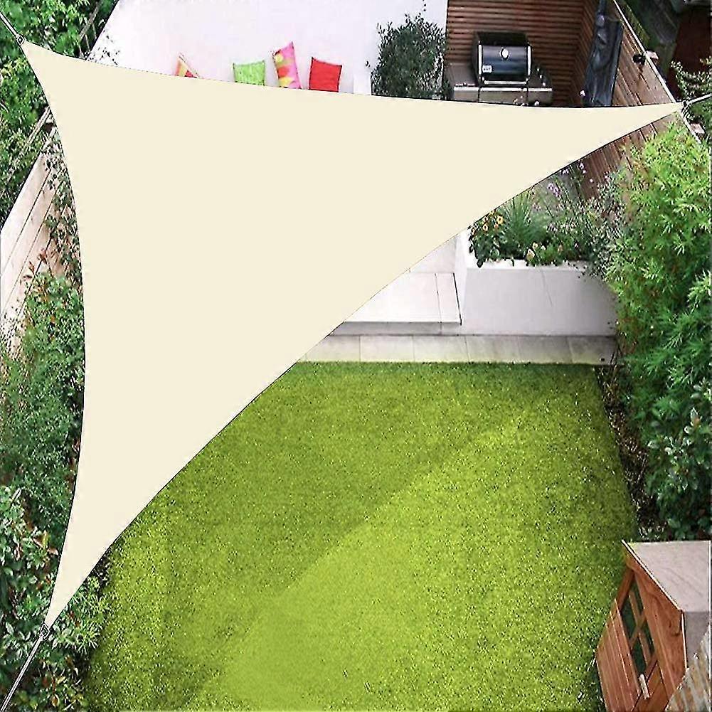 Triangular Shade Sails Awning, 98% Uv Block Awning Coverage For Patio Lawn Garden Outdoor Yard