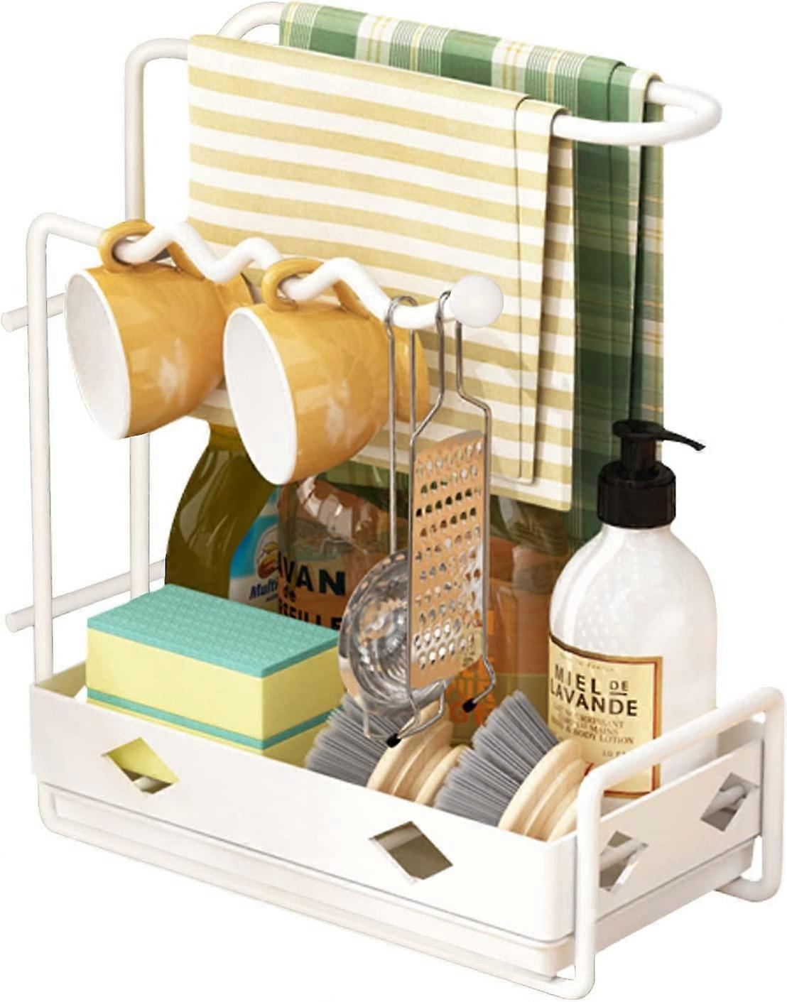 Sink Organiser Kitchen Organiser (White)