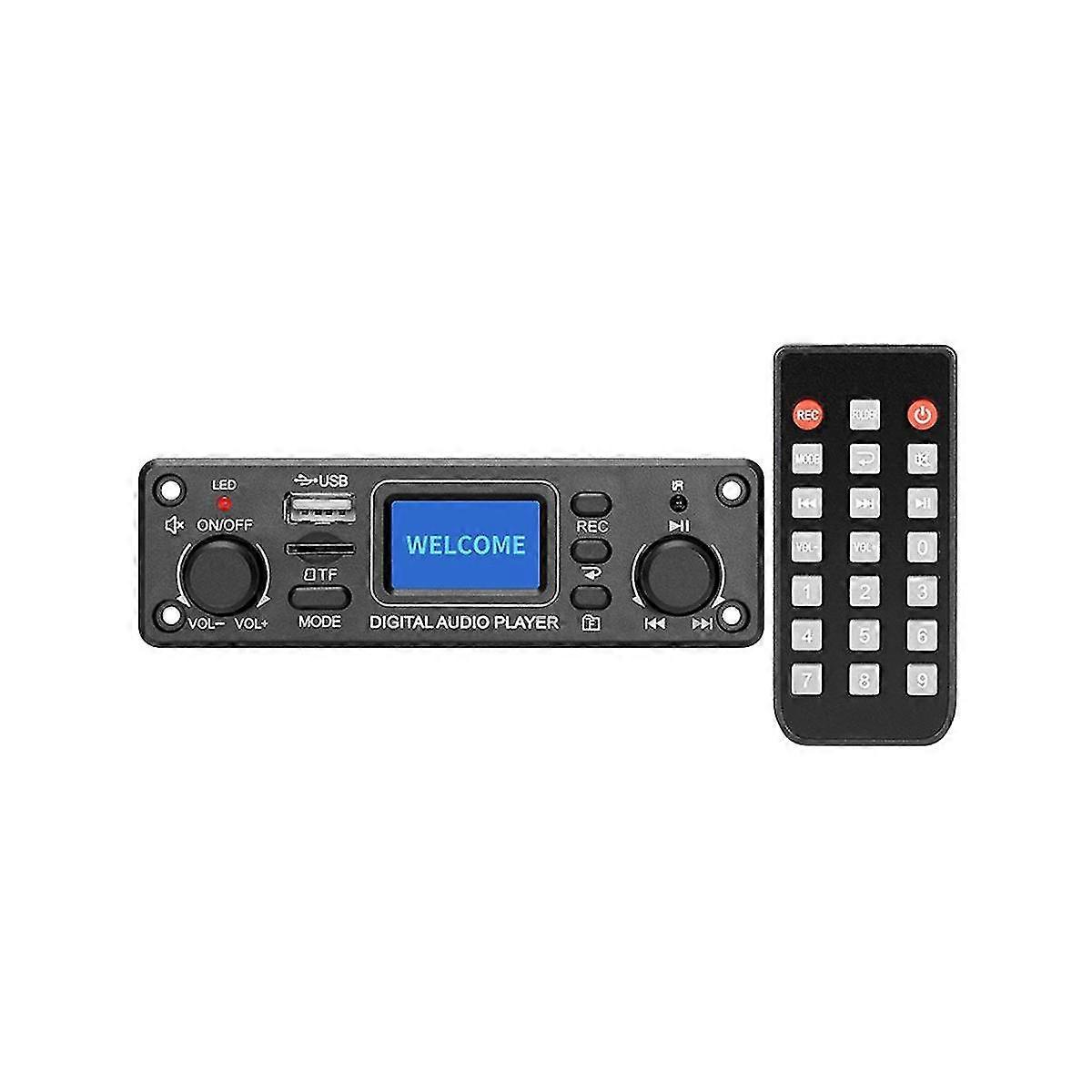 Lecteur audio numérique Bluetooth Mp3 Player Decoder Board 128x64 Dots Lcd Usb Sd Bt Fm Music Player M