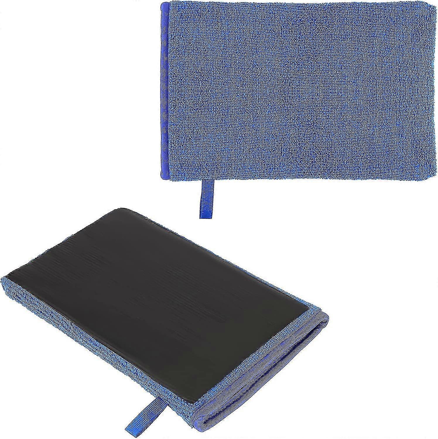 Suxm 2pcs Blue Clay Mitts, Auto Care Clay Mitt Towel For Car Detailing Scratch-free Surface Prep Mitt For Car Detailing And Polishing Clay Bar Tool
