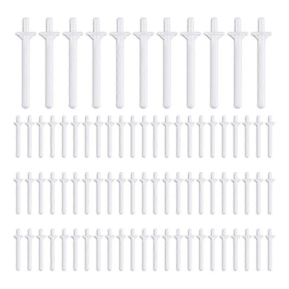 Nose Wax Sticks Applicators Plastic Wax Stick Nose Wax Strips For Cleaning Nostrils And Removing Nose Hair (50 Sticks)