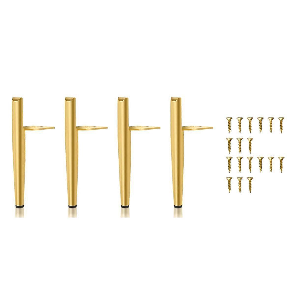 Furniture Feet Height 14 cm Gold Metal Table Legs Maximum Load 600 Kg Furniture Legs Sofa Foot Cabi