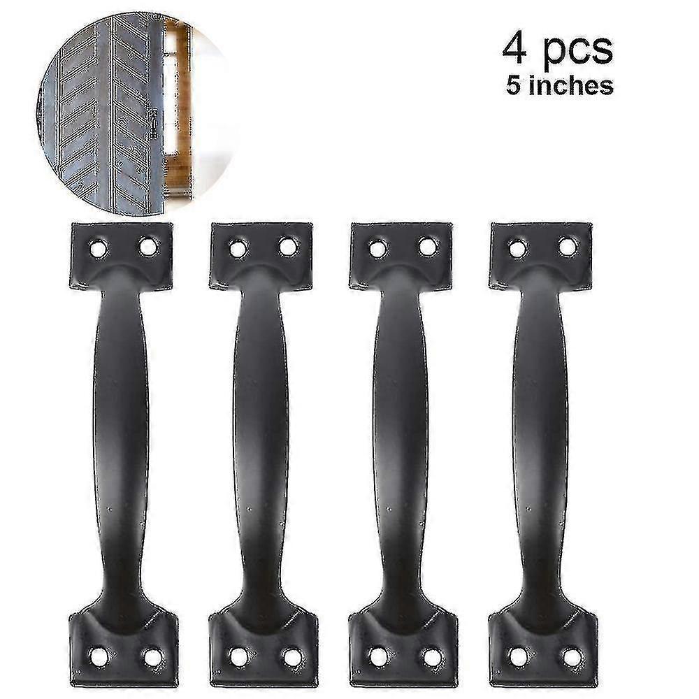 4 Pieces Barn Door Handles, Door Handles Rustic Gate Handle