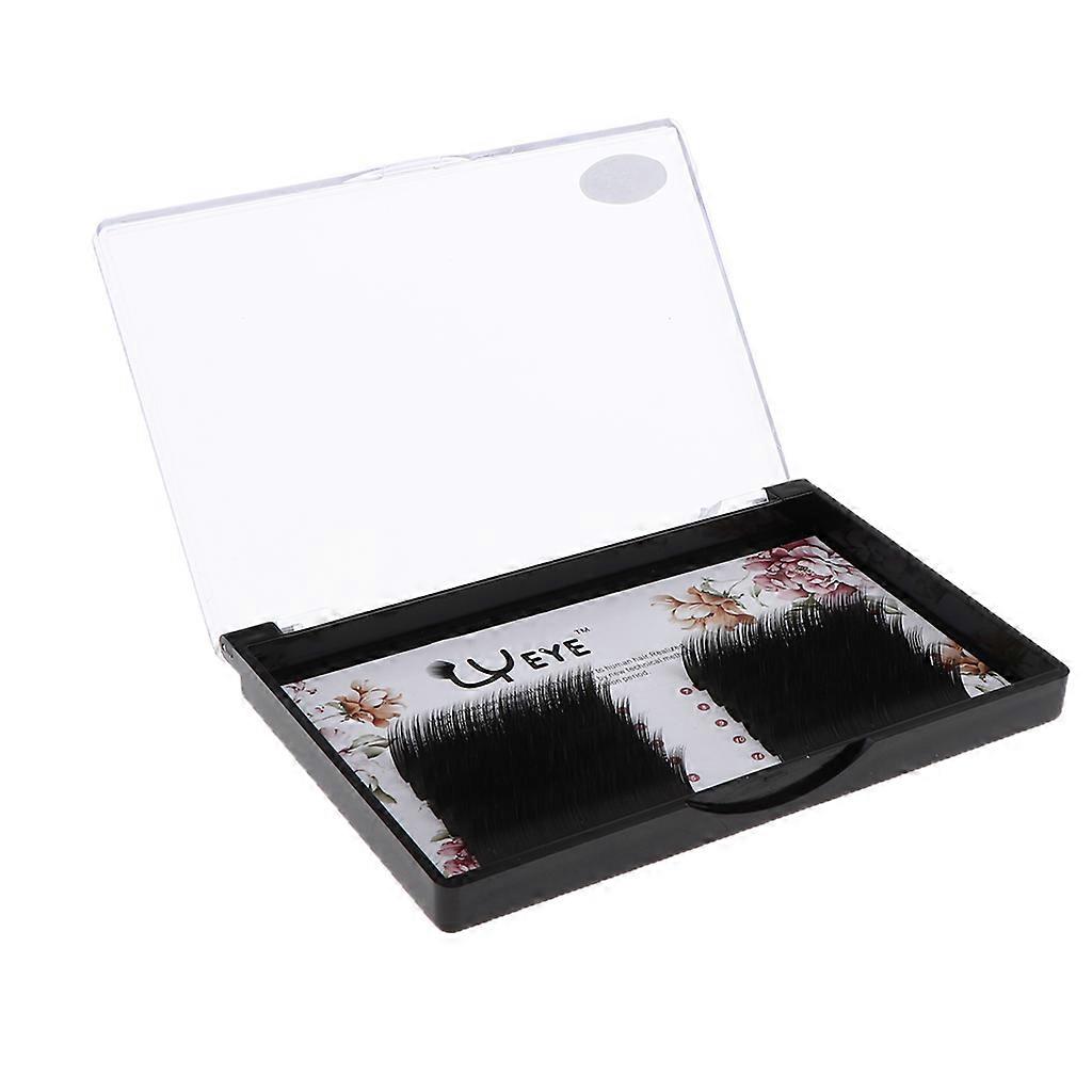 0.20mm Soft C Curly Eyelash Extensions Individual Volume Lashes Deluxe Black - Black, 11mm