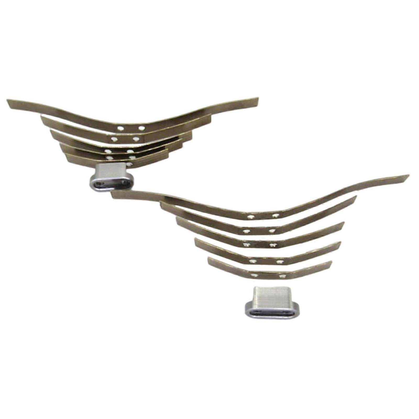 10 Pieces Modified Spring Sheet Remote Control Upgrade Axle Leaf for Replacement , with Connector