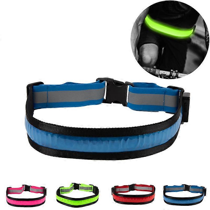 Cinto Refletivo LED Externo Cós Iluminado Cinto Luminoso USB Segurança NewBlue