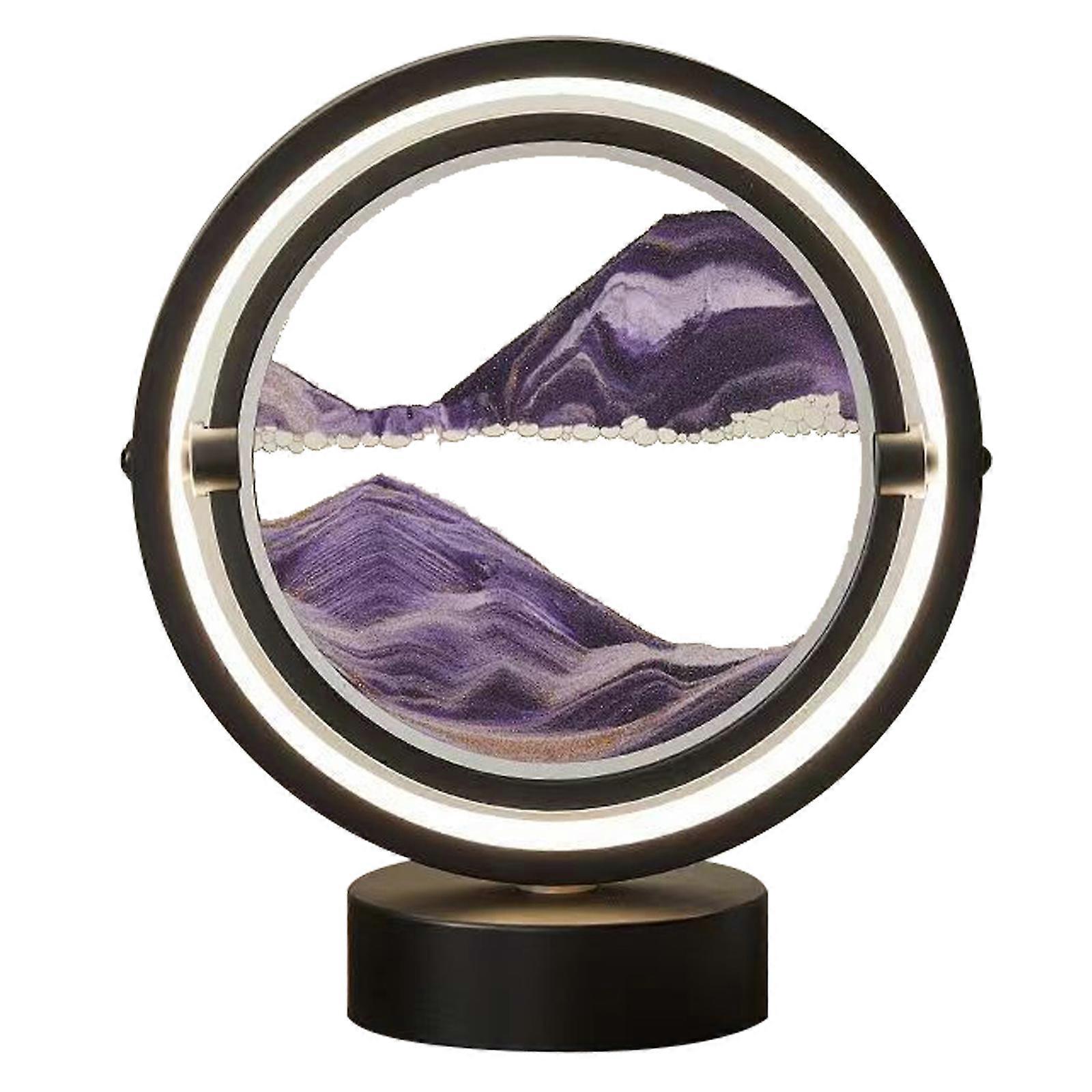 LED Sandscape Table Touch Lamp - Moving Sand Art - Circle Light