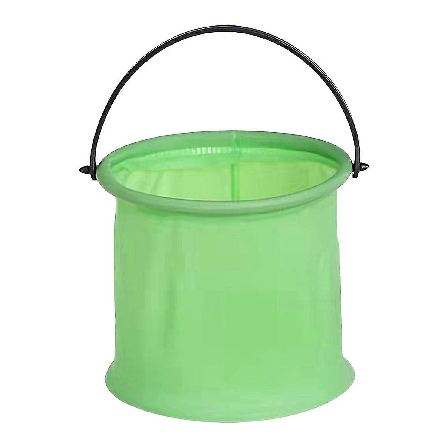 Mini Beach Bucket Folding Broken-proof Happy Summer Sand Bucket Kids Toy