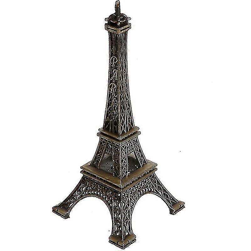 15cm Home Decoration Romantic Paris Eiffel Tower Metallic Model Figurines Decor
