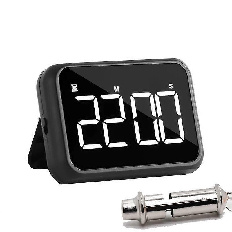 convenient,Digital Timer and whistle, Rechargeable Digital Kitchen Timer, Cooking Timer, Visual Timers With Large LED Display, Rechargeable, for Cooki