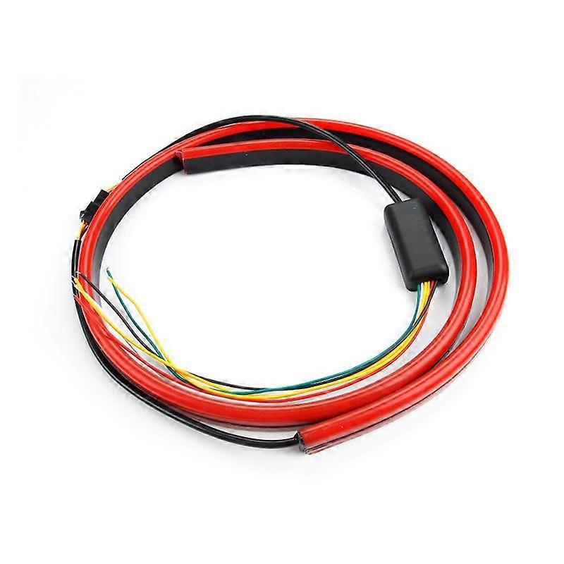 Multifunction Flowing LED 3rd Third Brake Light Bar Rear Tail Red Strip High Mount Reverse Stop Signal Warning Lamp