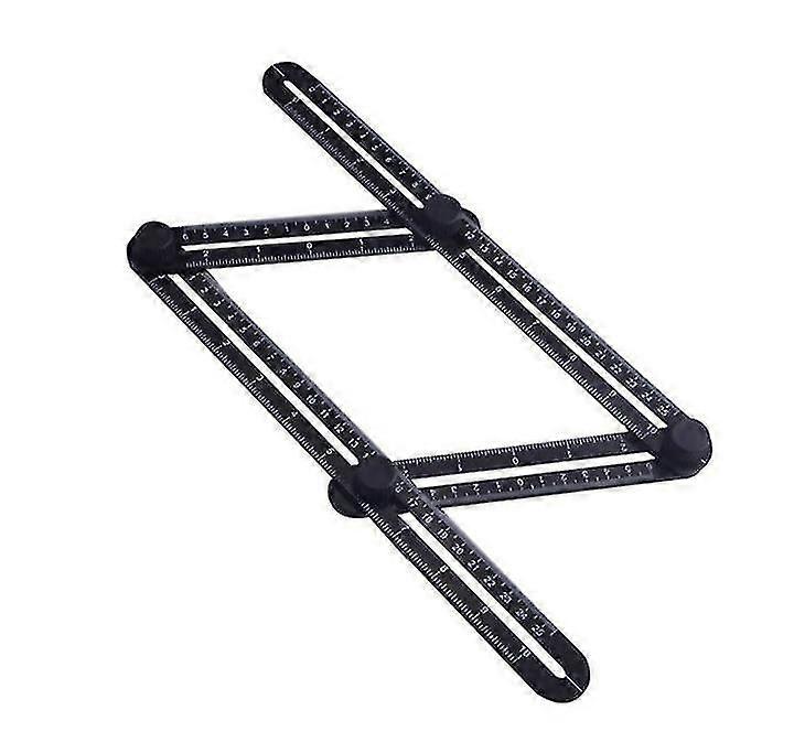 ruler metric inch scale multi-function four-fold measuring plastic