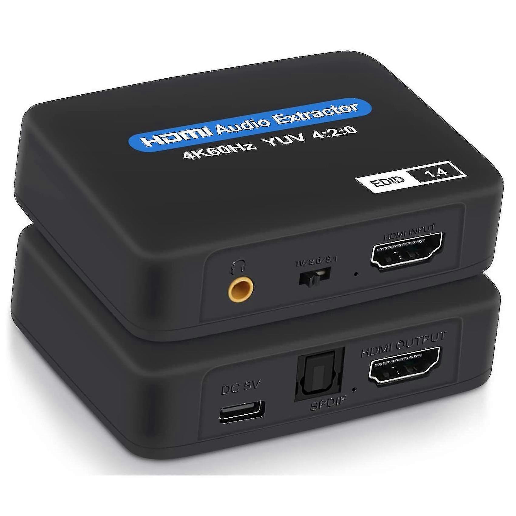 Hdmi Compatible Audio Converter, Arc, 5.1 Optical Audio Splitter PXCL