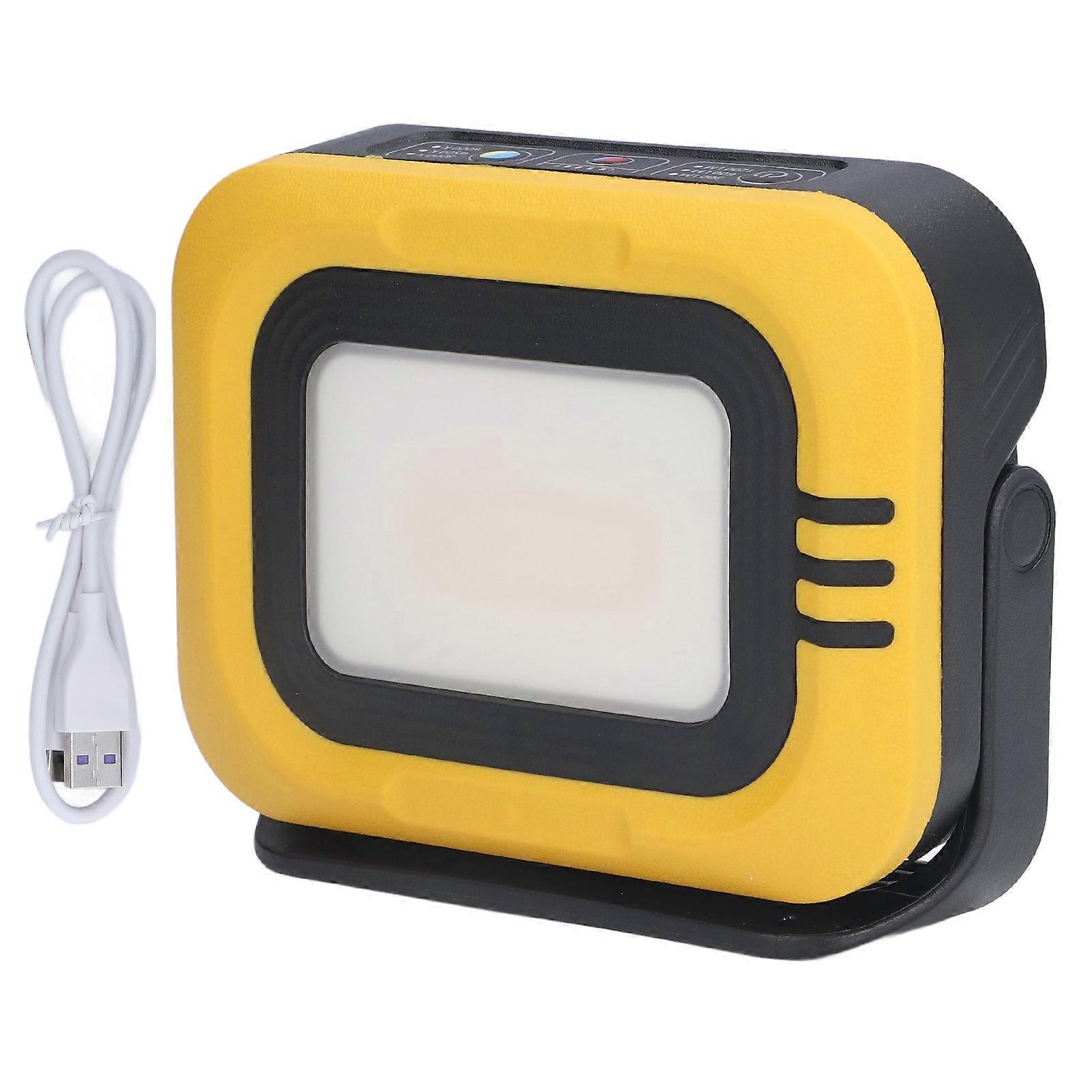 Portable Rechargeable LED Work Light Multifunctional Solar Power Battery Powered Work Lamp