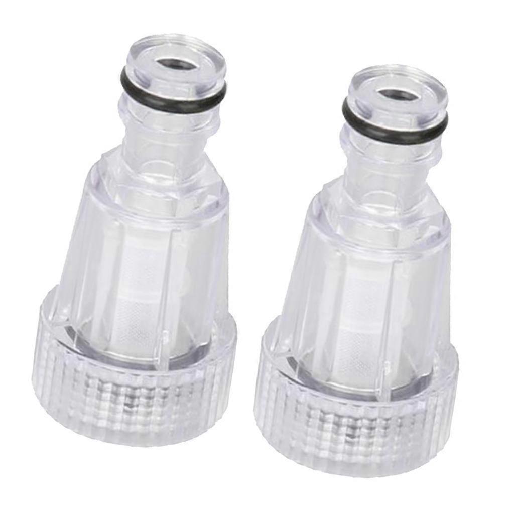 2x Clear Water Filter Pump Adapter Screen Mesh For Car Washing Machine