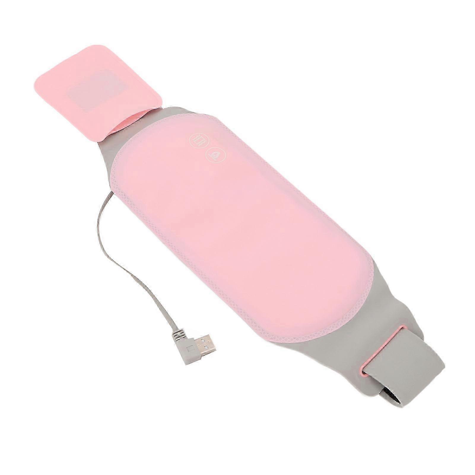Electric Heated Waist Belt for Pain Relief Adjustable USB Hot Compress with 3 Heating Levels
