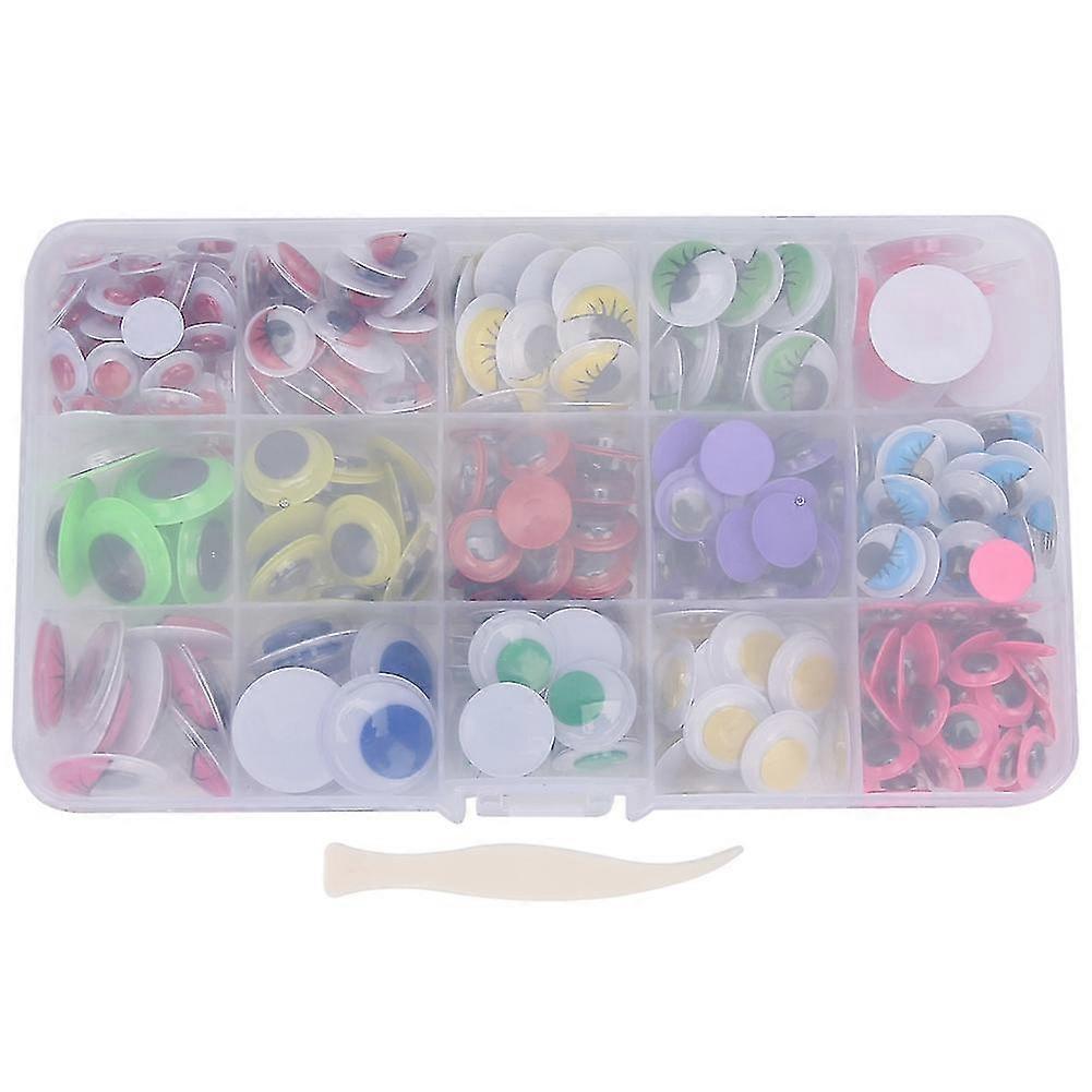 Doll Eyes 350Pcs Multicolor Movable Eyeball DIY Craft Accessories for Toys