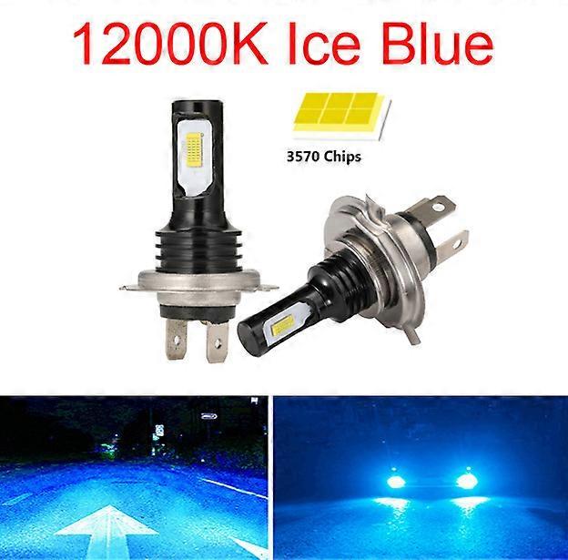2Pcs Super Bright Car Headlights H7 LED H4 881 H8/H9/H11 HB3/9005 HB4/9006 Auto Bulb 80W 20000LM Automobiles Headlamp Fog Light