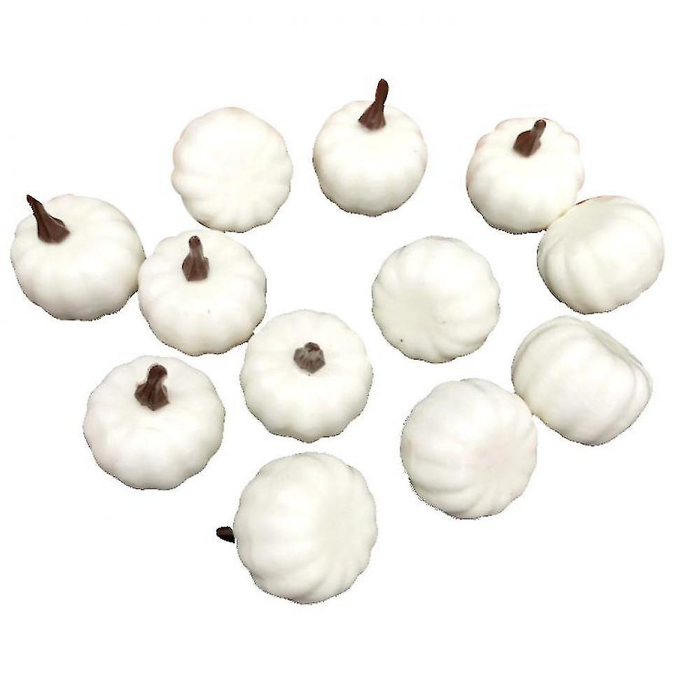 12 Pieces Of Artificial Pumpkins, Simulation Foam Mini Pumpkin Set, Halloween Decoration
