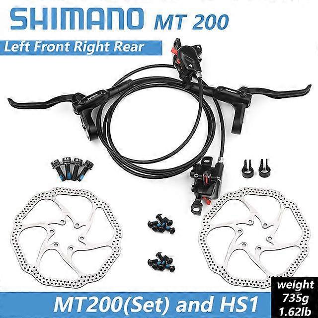Bisiklet Parçaları Shimano BR BL MT200 Bisiklet Freni MTB Fren Hidrolik Disk Fren 750/800/1350/1450 / 1500mm Dağ Kelepçesi Frenler yükseltilmiş MT315