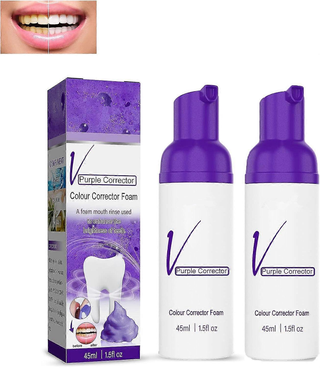 Purple Toothpaste, Colour Correction Teeth, Toothpaste for Teeth Whitening, Toothpaste for Sensitive Teeth for Teeth Whitening, Fresh Breath
