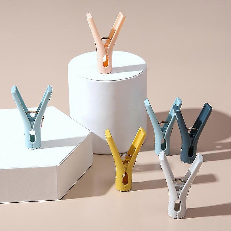 10/20st Multifunktionell Klädnypa Vindtäta Clips Hushållskläder Underkläder Strumpor Clips Tvätt Hängande Clips Multicolor