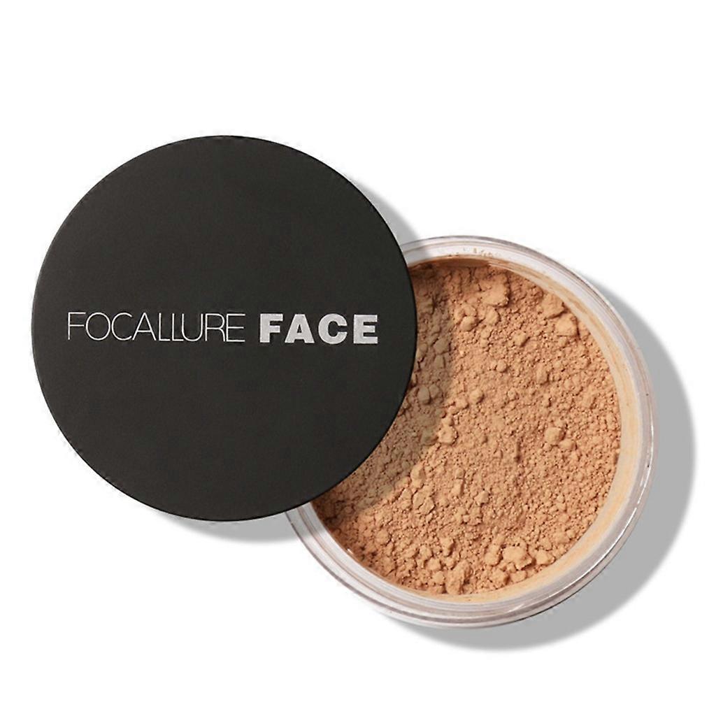 La poudre translucide de fond de teint pour le visage comprend une bouffée