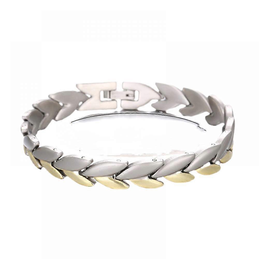 Bicolored Titanium Steel Bracelet