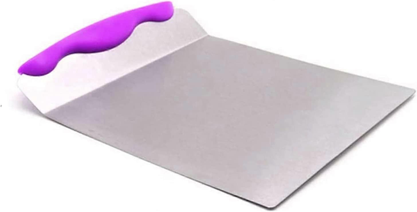 Raspador de Bancada de Bolo de 8 polegadas Ferramenta de Transferência de Bolo e Pizza de Aço Inoxidável - -