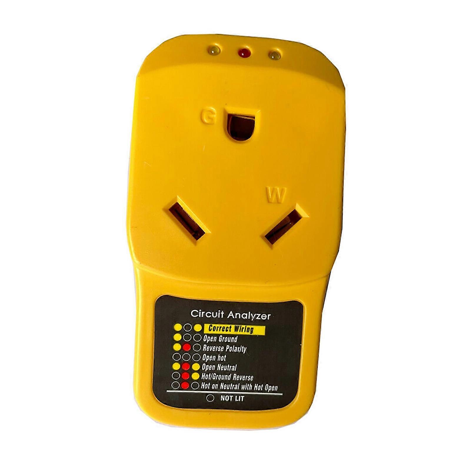 Circuit Adapter 30 Amp Good Conductivity Flame Retardant Tear Resistant RV Surge Protector Auto Accessory