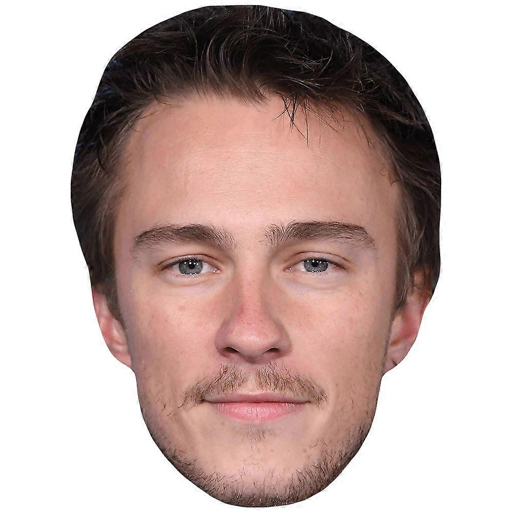 Drew Starkey (Stubble) Celebrity Mask, Flat Card Face