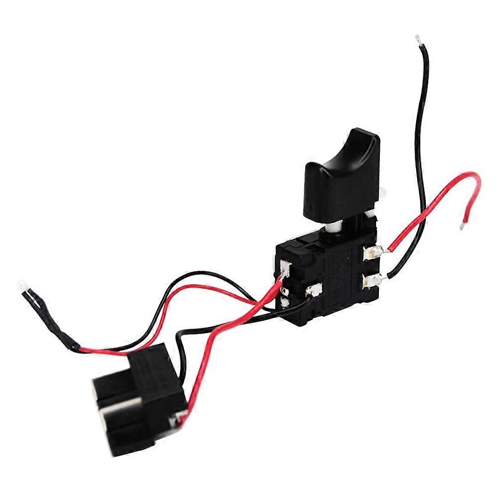 12V14.4V18V Lithium Battery Cordless Drill Speed Control Trigger Switch Slider Small Light Adjustable Speed Forward And Reverse