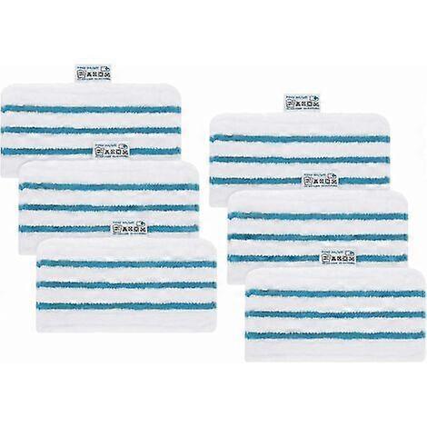 Σετ 6 πλενόμενων μικροϊνών για σφουγγαρίστρα ατμού Black &; Decker FSMP20, FSMH1321JMD, FSM1500, FSM1600, FSM1610, FSM1620, FSM1621, FSM1630, FSMH162