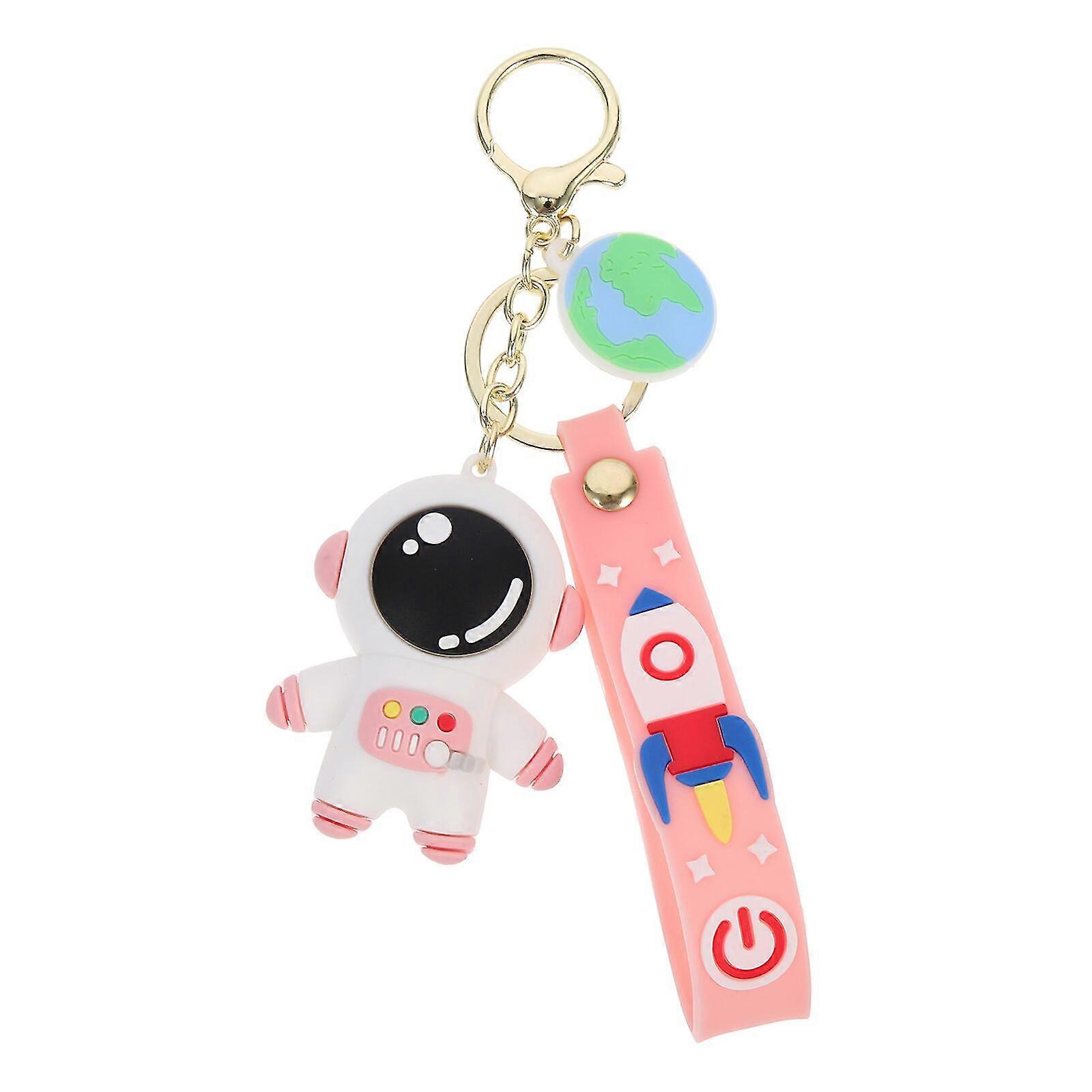 Cartoon Astronaut Key Chain Pendant Pvc And Alloy Shell Compatible For Air Tag