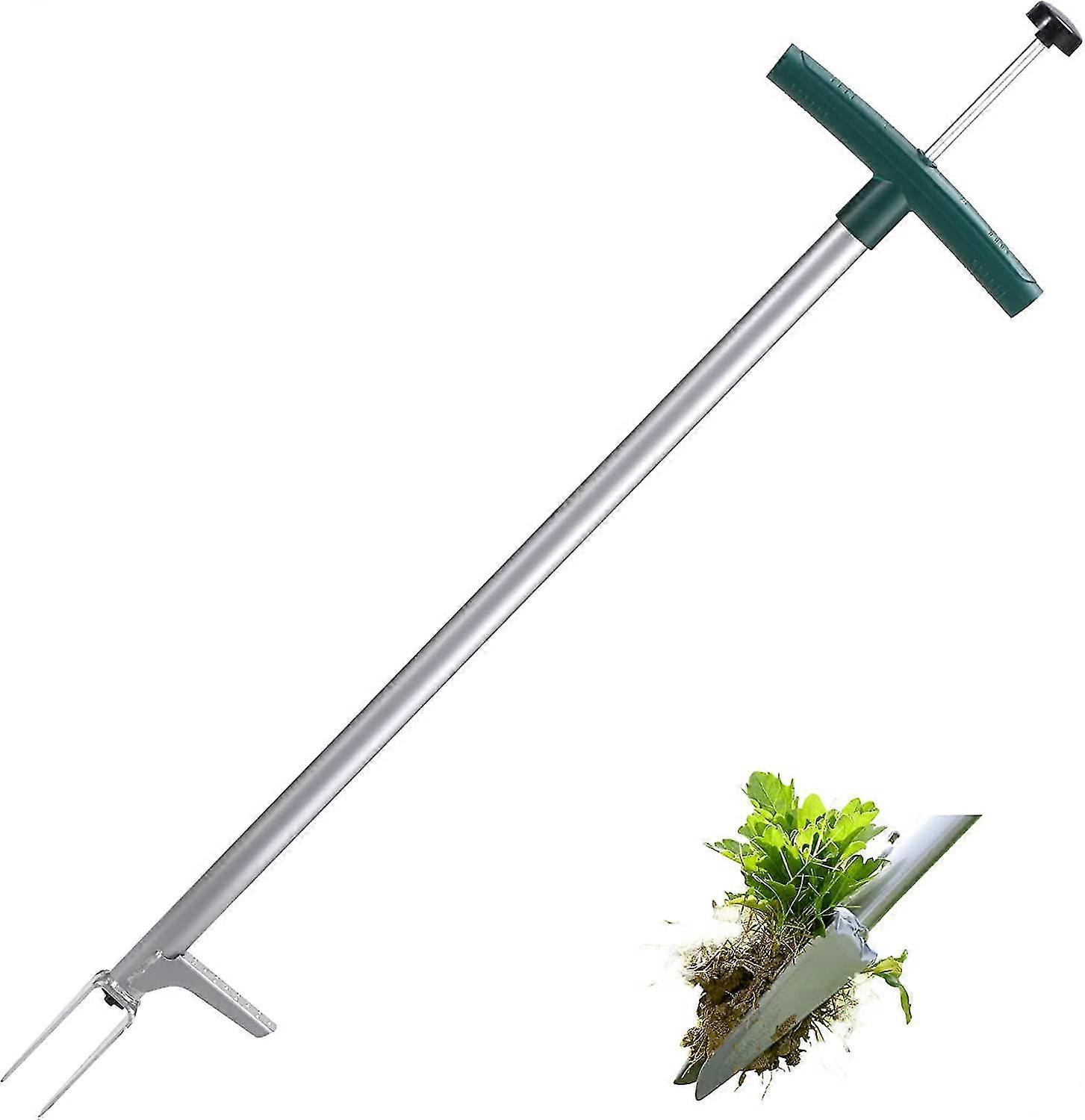 Weed Puller, Stand Up Weeder Manual Weeding Tool, Long Handle Gardening Weed Puller Tool For Dandelion, Twist Hand Weeder With 2 Stainless Steel Claws