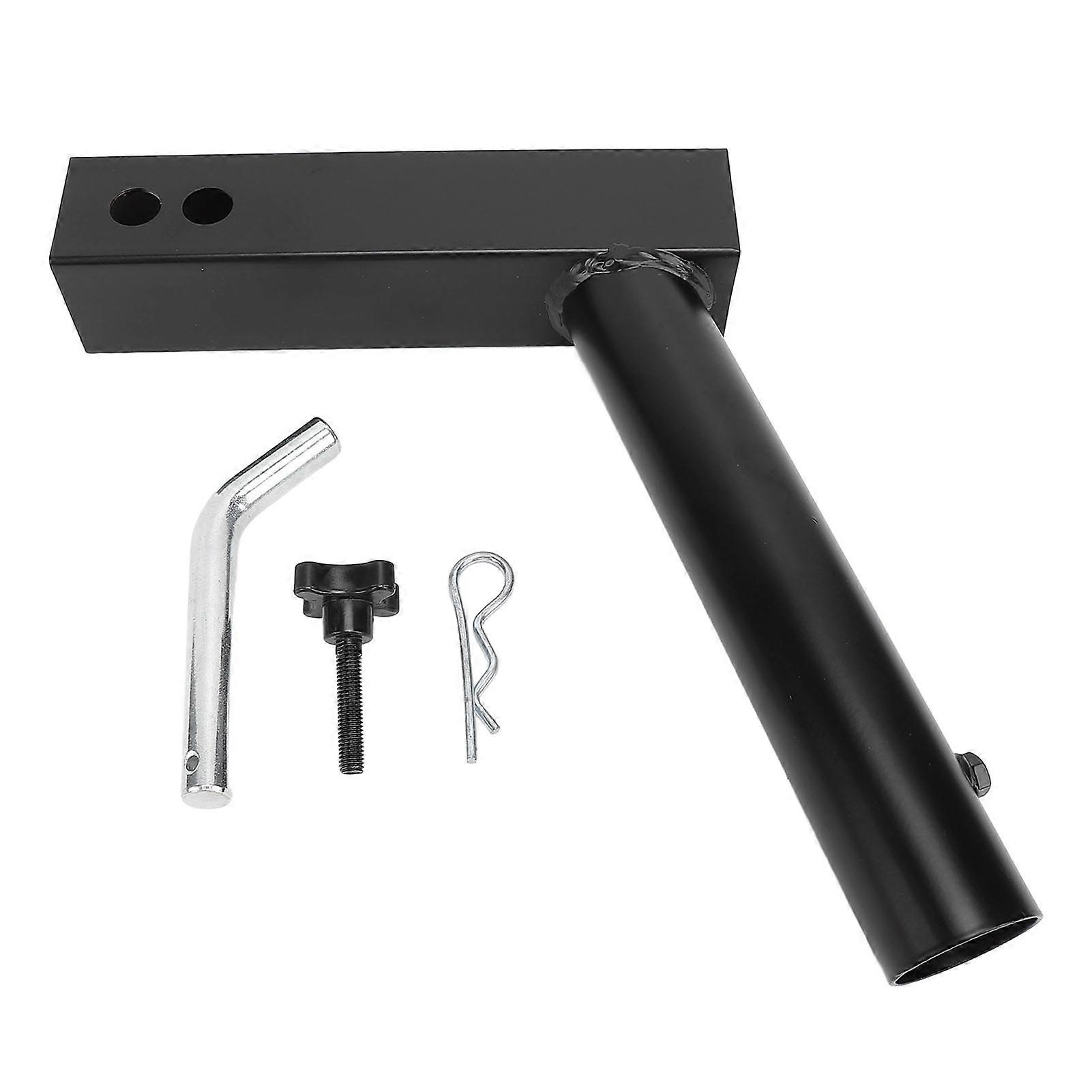 Heavy Duty Universal Angled Hitch Mast Mount for Trailer Truck RV Hitch Mast Mount for 2" Hitch Receiver