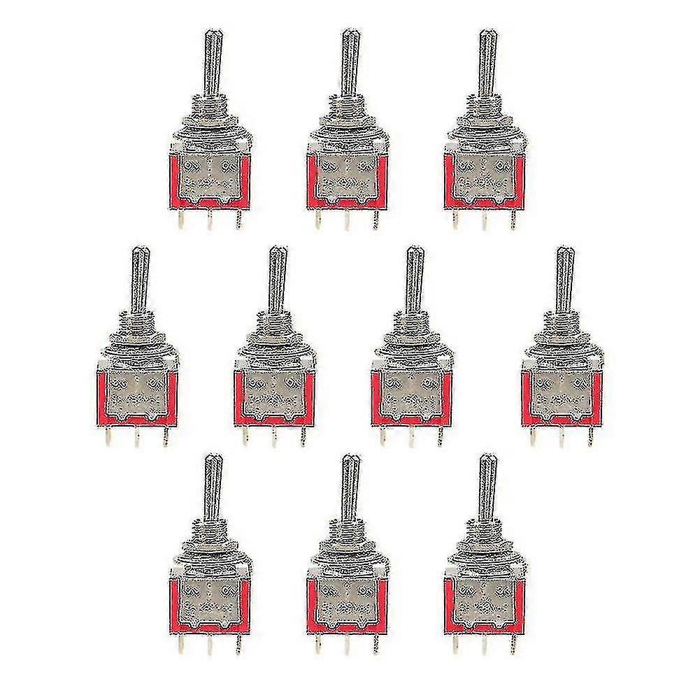 10 Piece Toggle Switch On-off-on 3 Position Toggle Switch Dpdt XITI