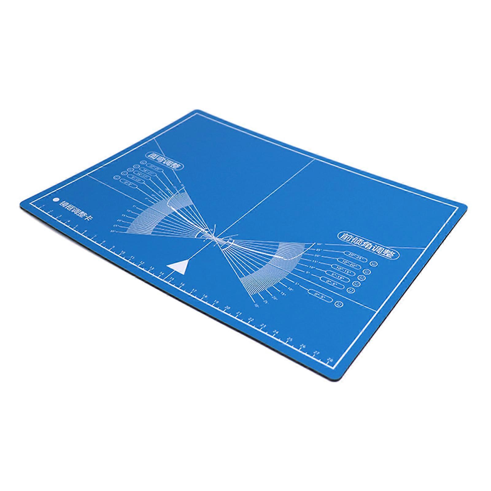 2 Types Frame Test Pad/Glass Lens Diameter Measurement Tool Plastic Test Pad
