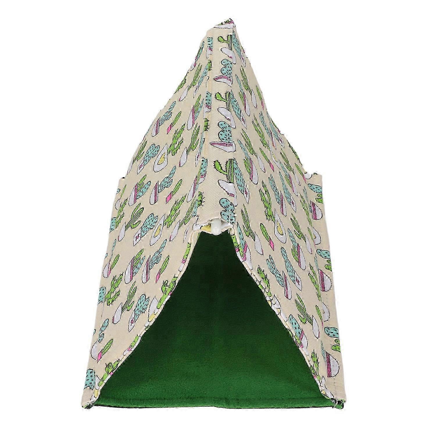 Reptile Sleeping Bed Warm Soft Machine Washable Lizard Hide Tent for Bearded Dragon Gecko Freshing C