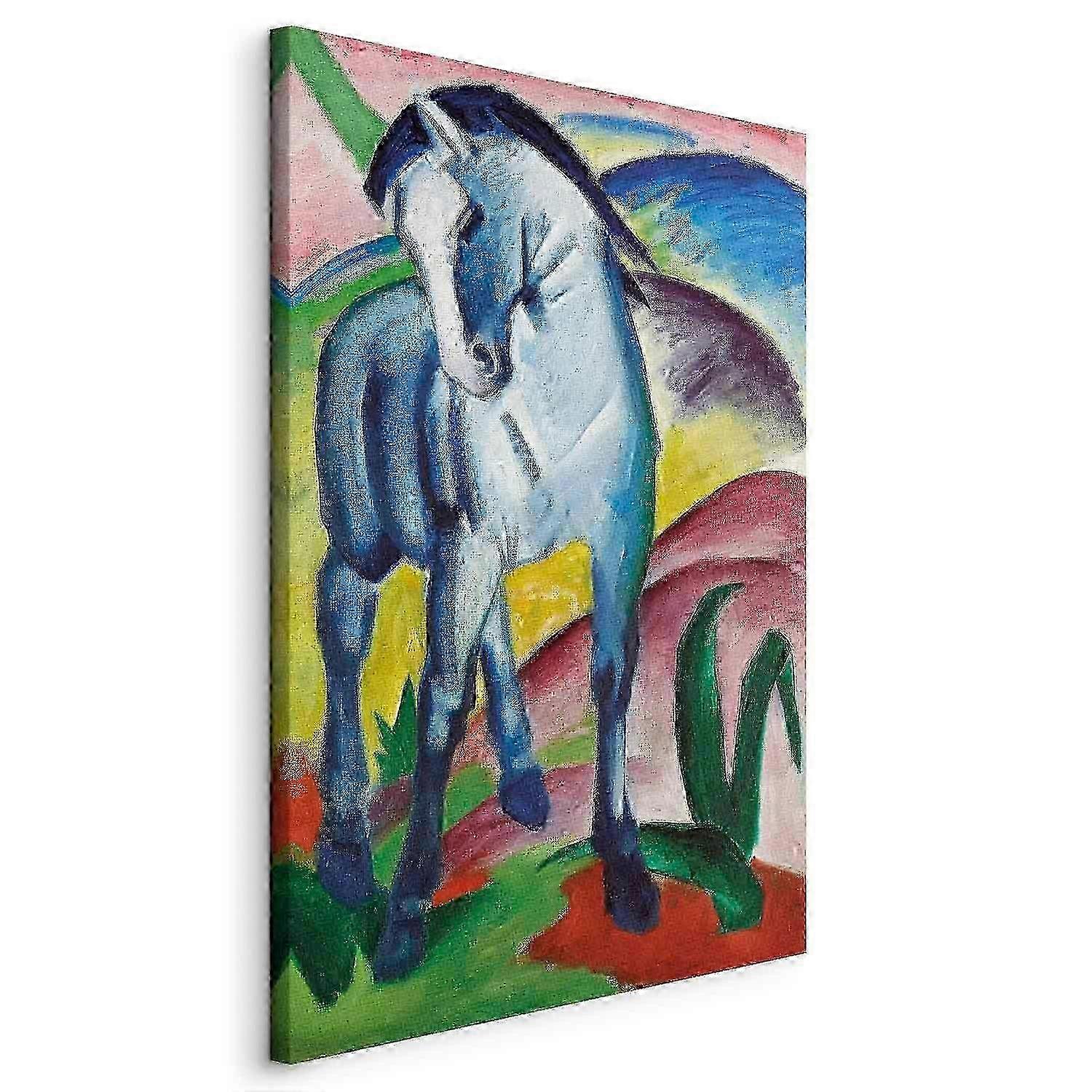 Impression sur toile - Cheval bleu