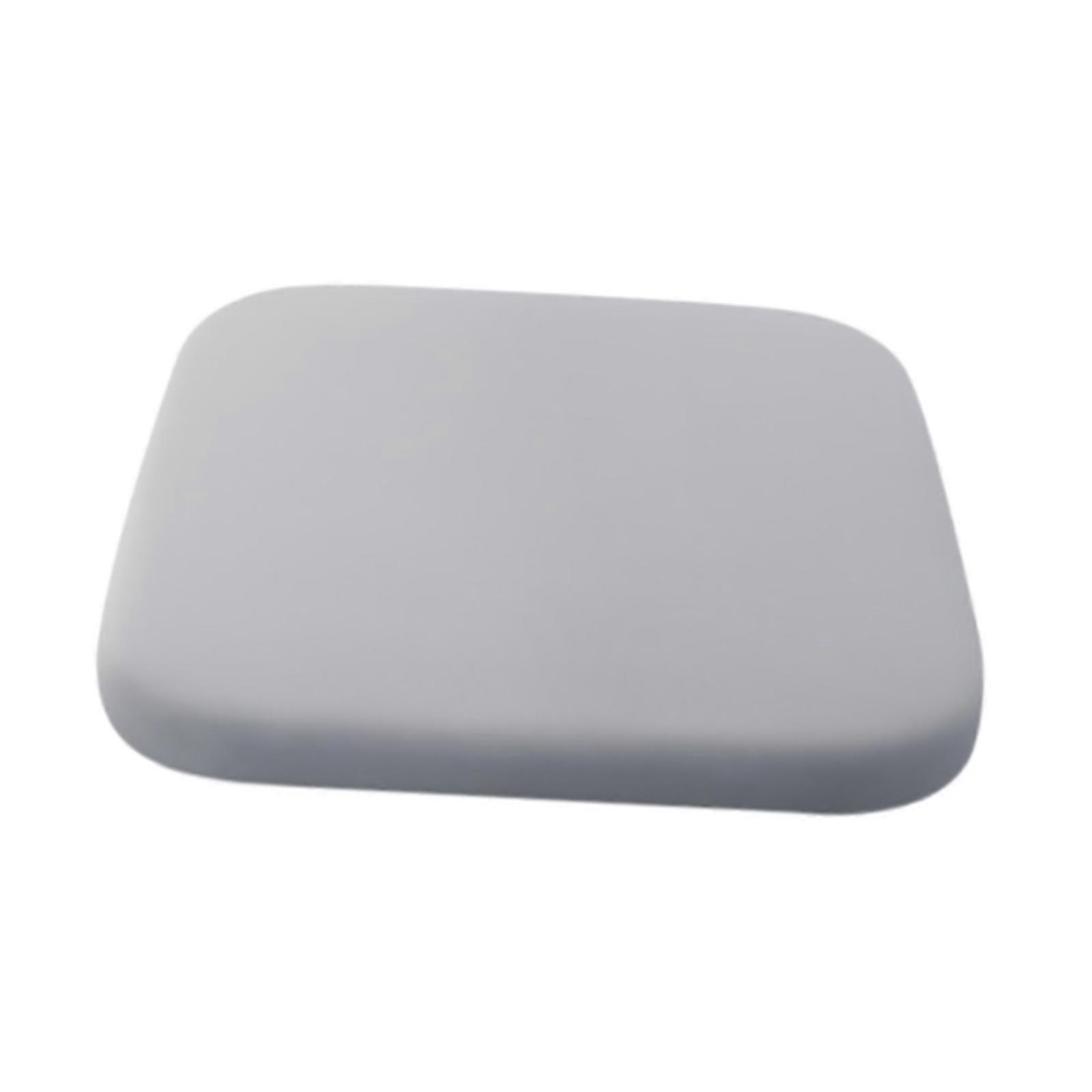 Cuscino per sedia da pranzo in memory foam, con lacci, grigio 40x40 cm
