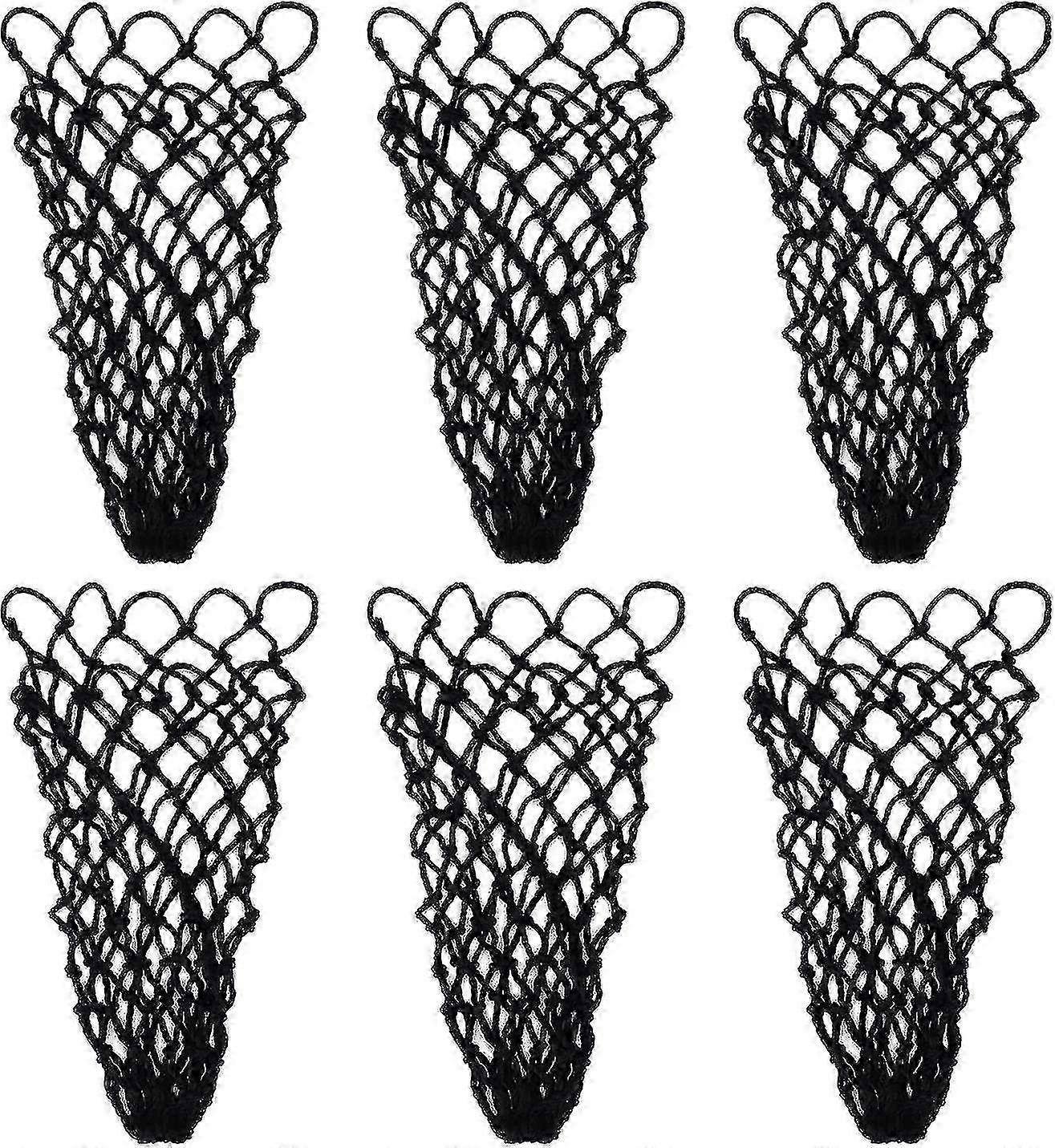 6pcs Baumwolle Pool Tisch Mesh Taschen Durable Pool Mesh Bags Pool Table Zubehör (Santanxing)