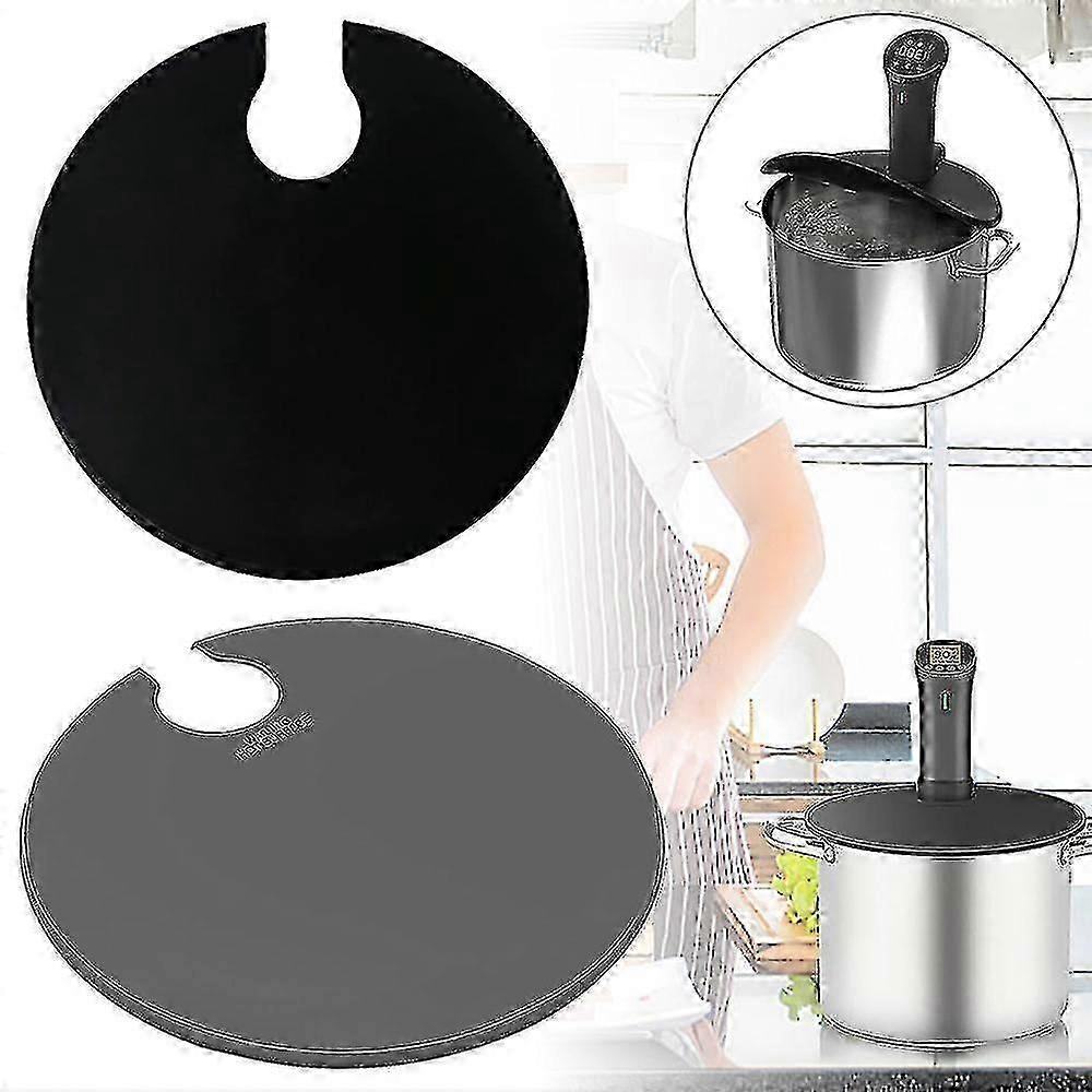 Sous Vide Precision Culinary Cooker Silicone Lids Fit To 10.5" Pot Lightweight Seal The Insulating C