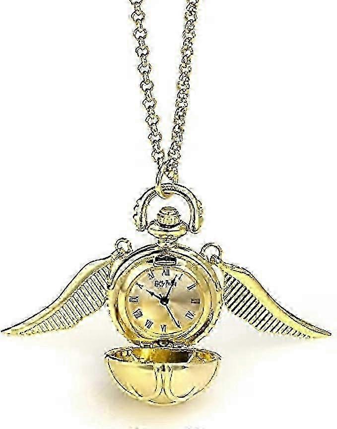 Collier de montre snitch doré