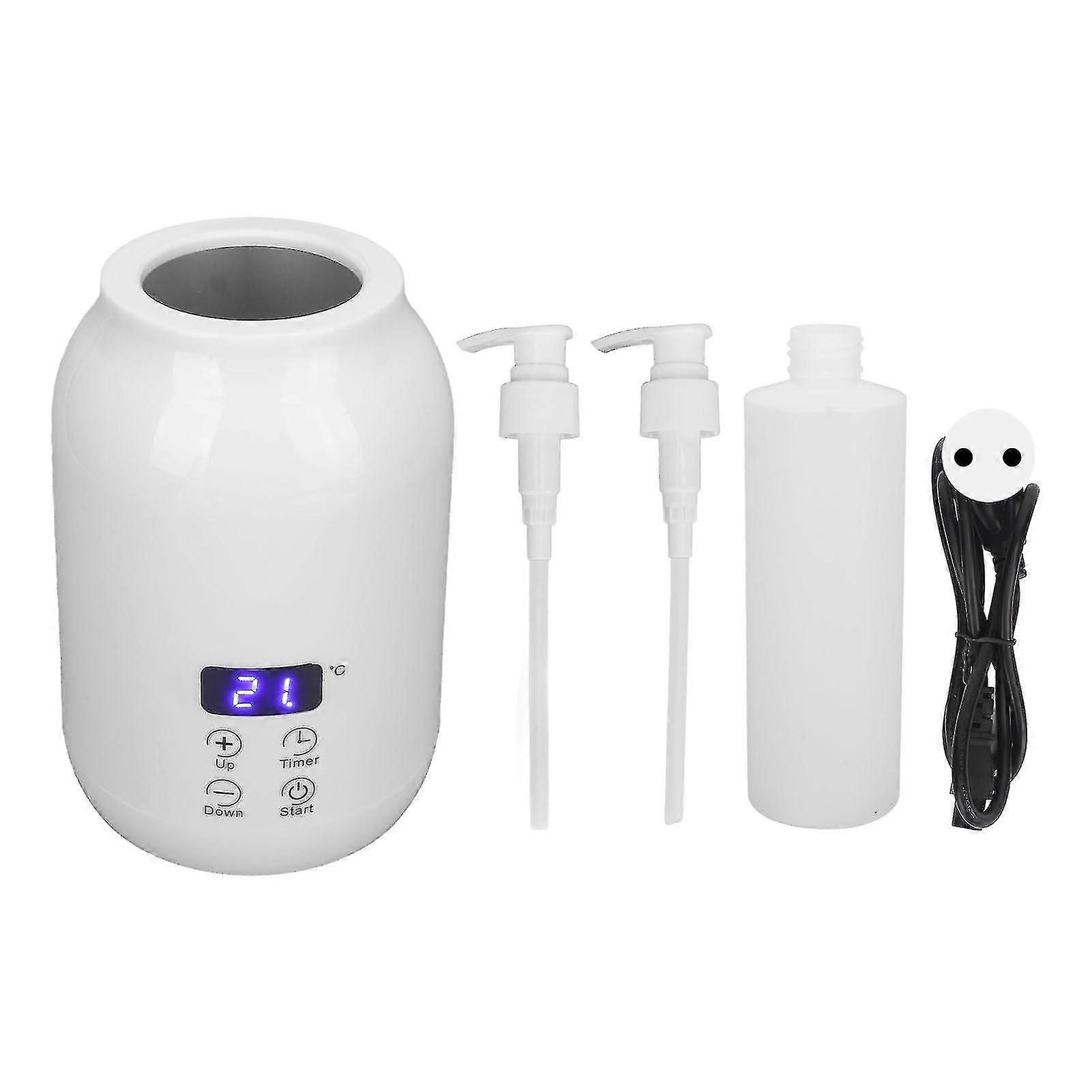 Massage Oil Heater Led Display Touch Temperature Adjust Oil Bottle