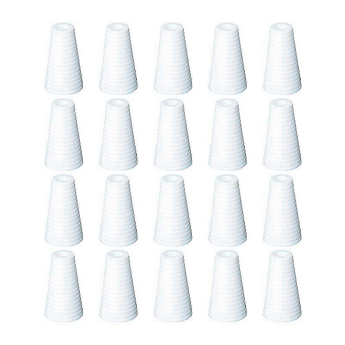 20PCS Blind Pull Cord Knobs White Blind Cord Holder White Pull Cord Pendants Downward End Window Blind Pull Cord Pendant