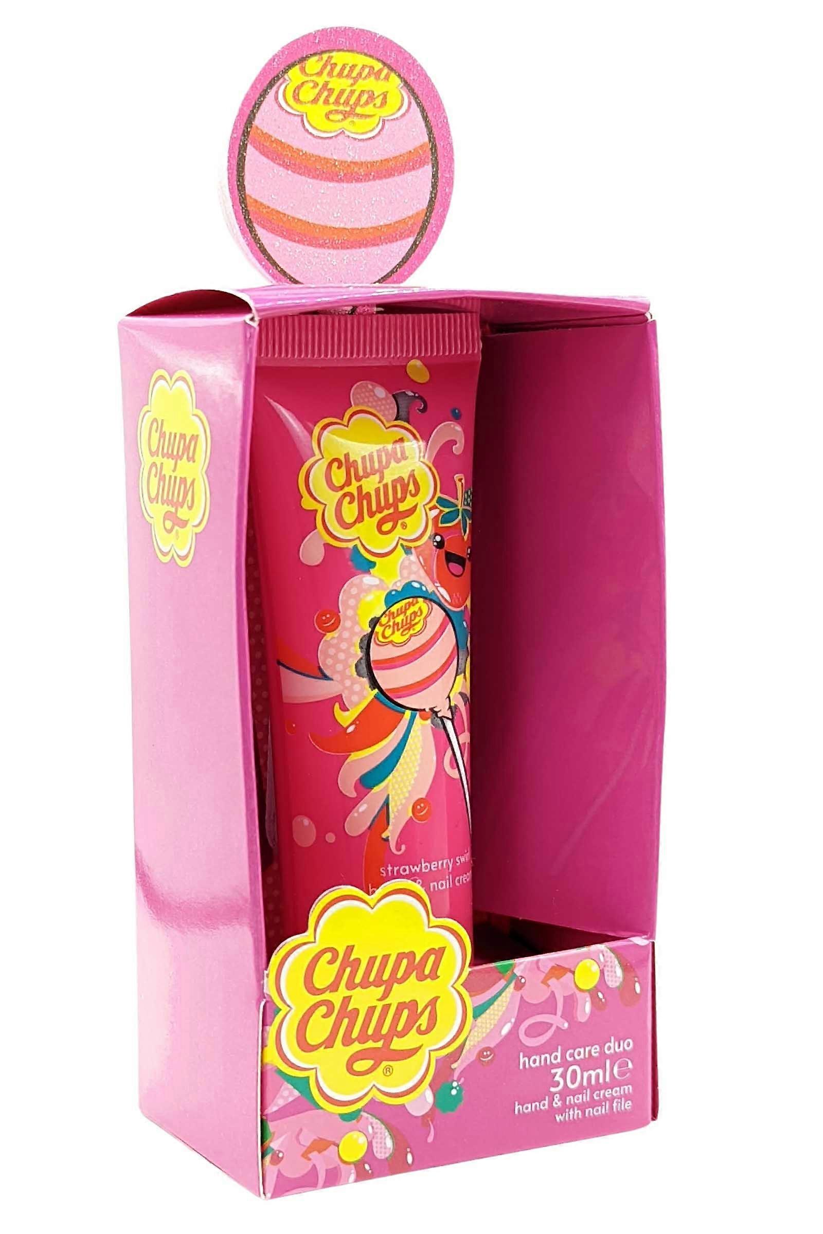 Chupa Chups Hand Care Duo-Hand Nail Cream Strawberry 30ml and Nail File