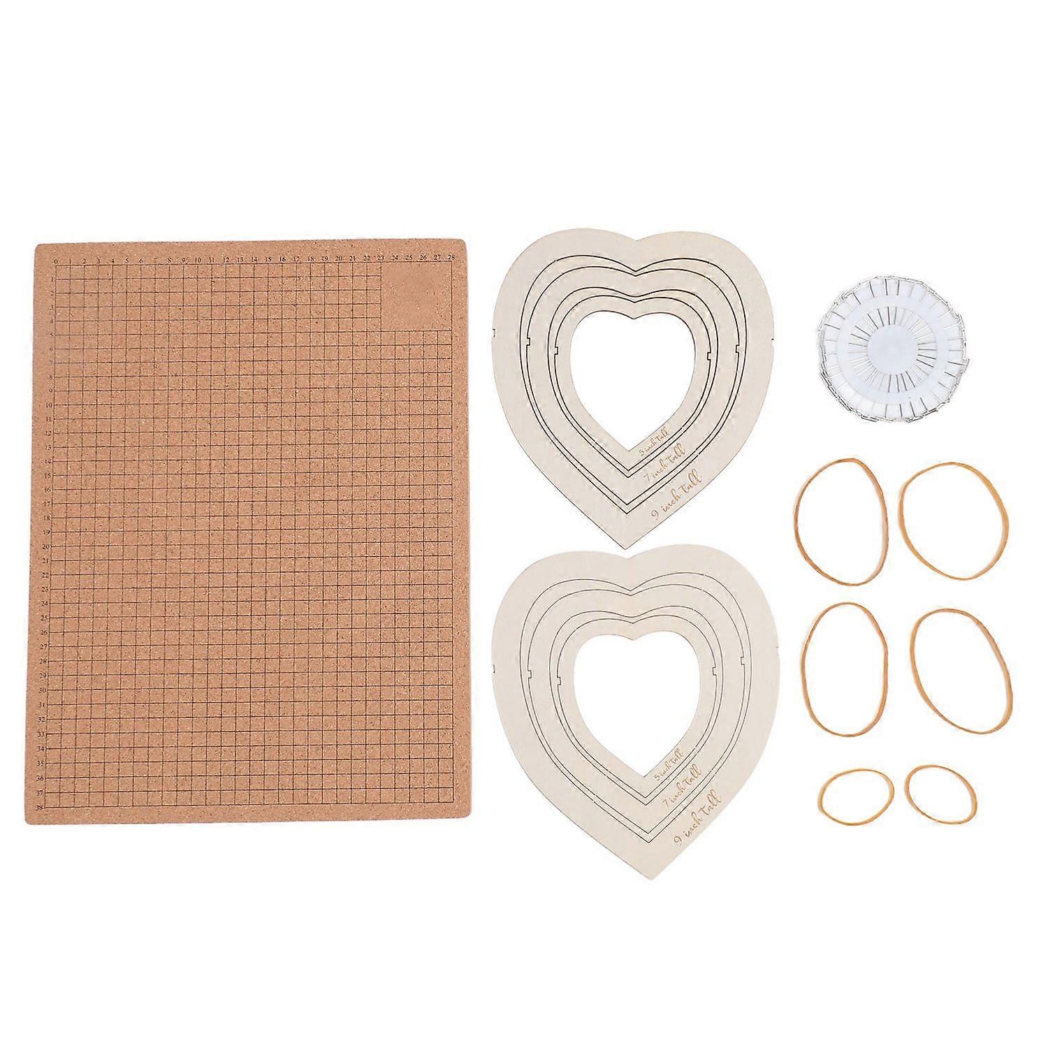 Macrame Board 11x15in DIY Handcraft Reusable Lightweight Grids Macrame Board with 30 T Pins for Brai