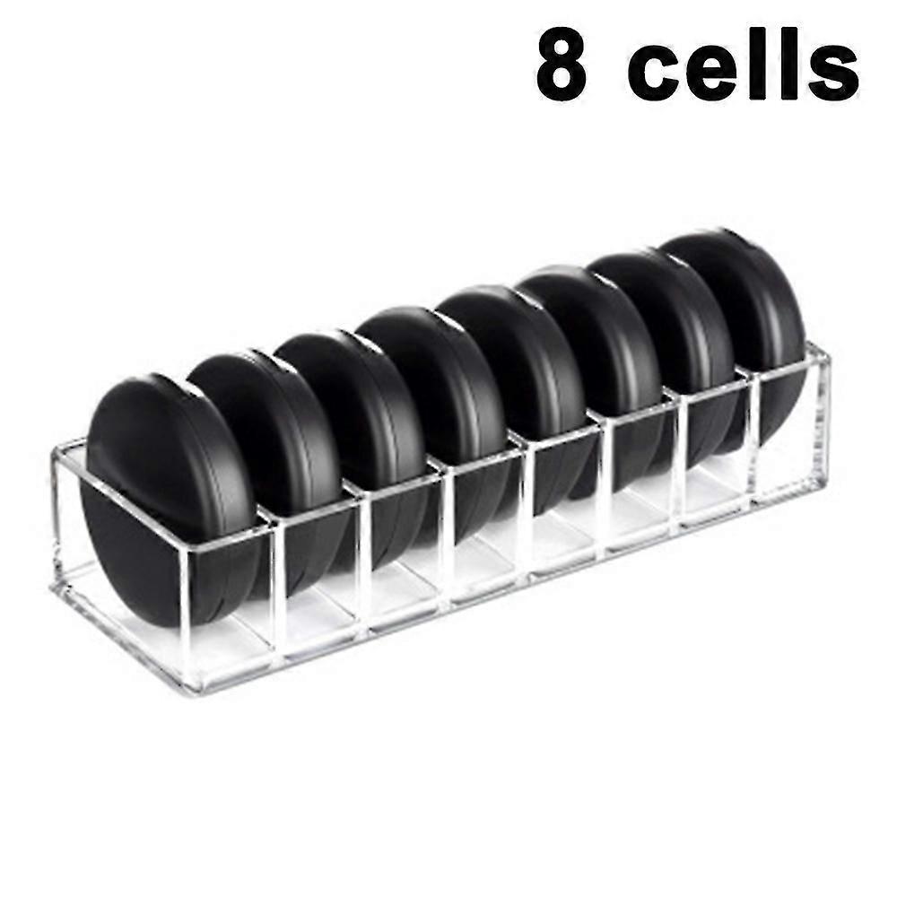 Cosmetic Organiser, Acrylic Eyeshadow Makeup Organiser, Eyeshadow Container Storage Box, Air Cushion Blush Storage Box With 8/16 Grids